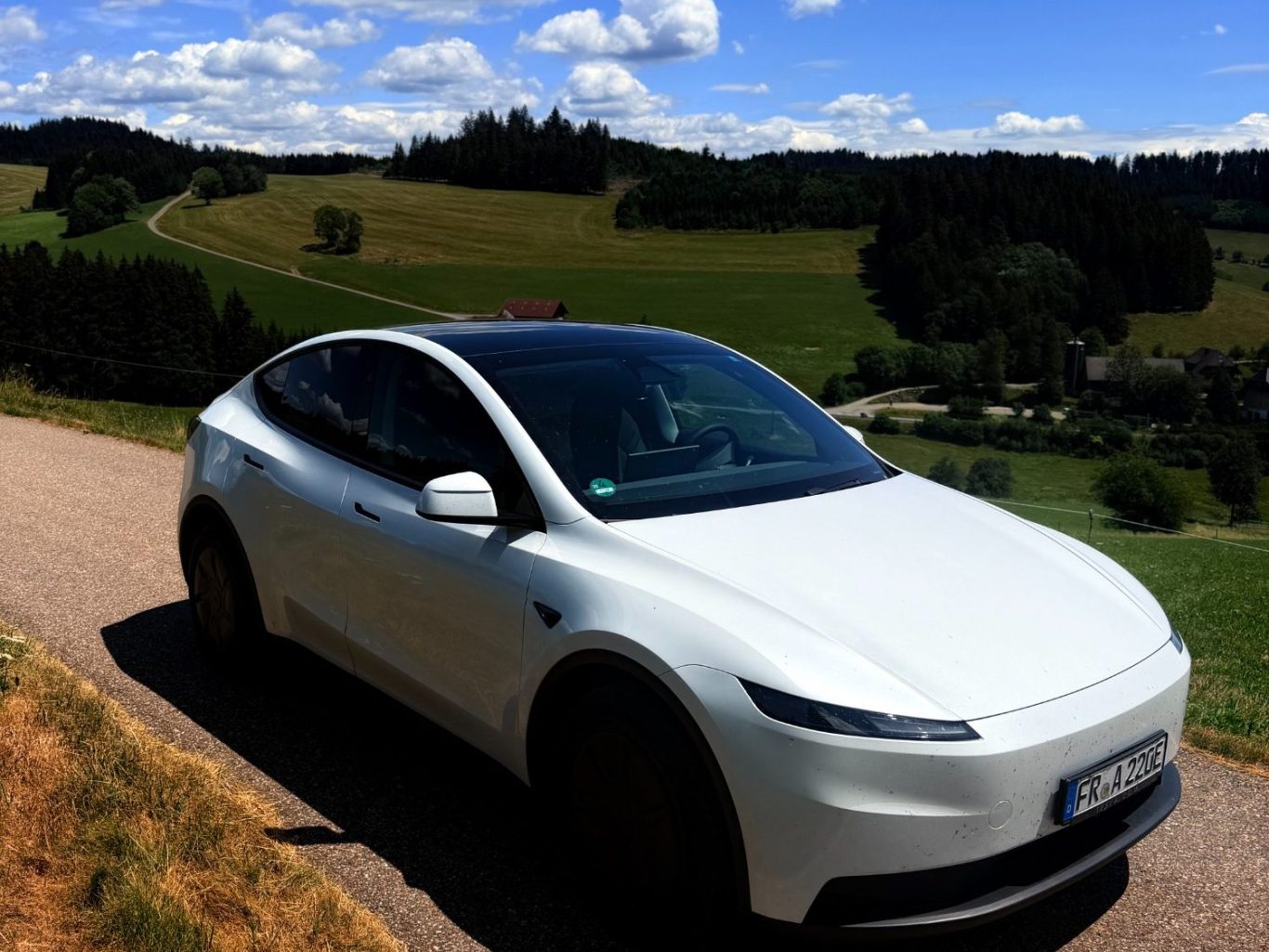 Elektrofahrzeug von Mein Chauffeur im Breisgau beim Flughafentransfer